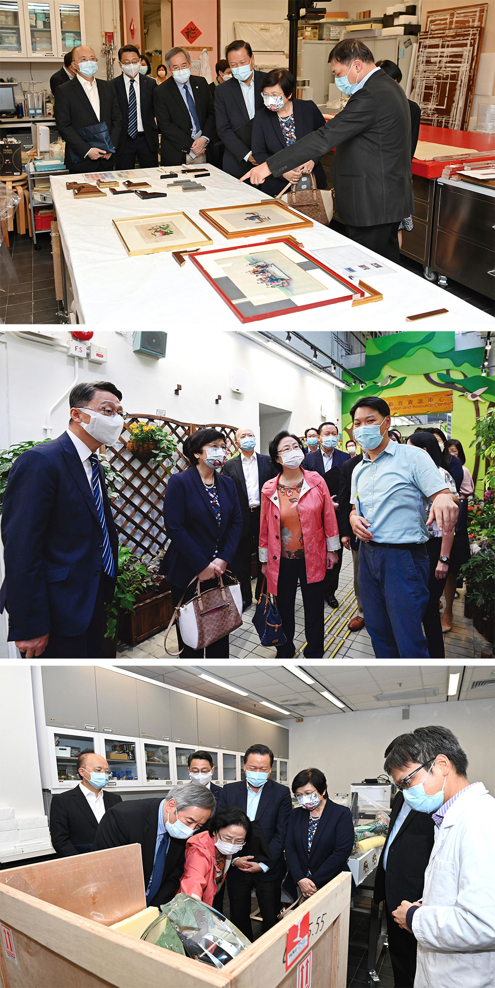 Visit to the Leisure and Cultural Services Department on 25 June 2021